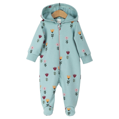 Комбинезон Цветы на мяте Baby boom К286/6-Ф мятный 01